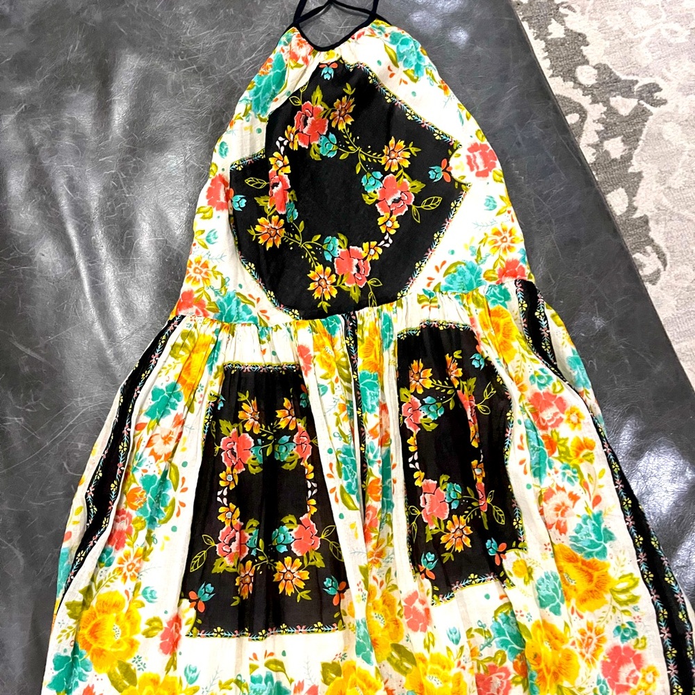 ECOTE, size 8, halter dress, lined. Never worn
